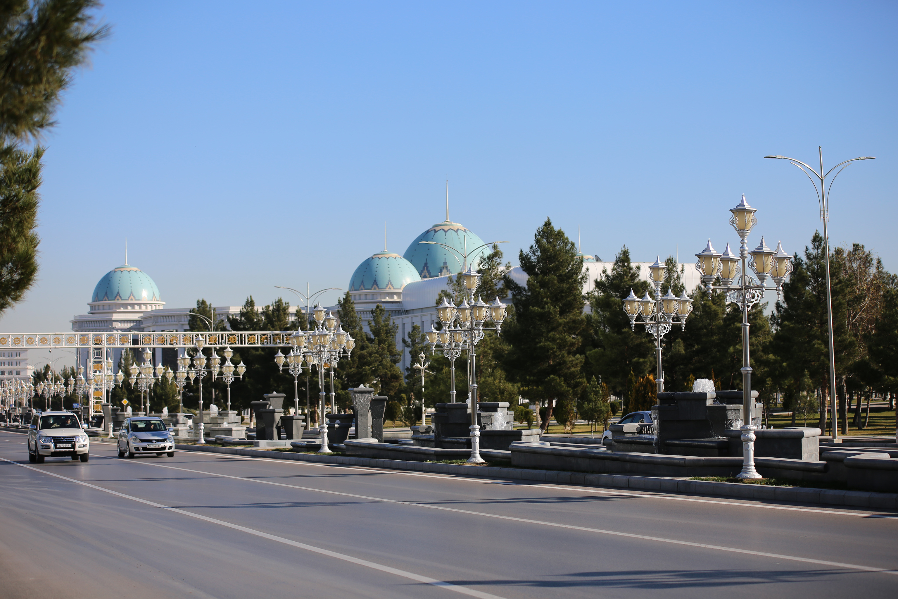 Колесо обозрения Ашхабада Туркменистан